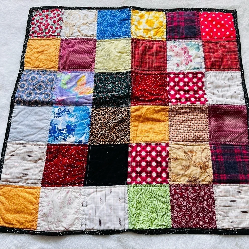 36”x26” Homemade Baby Patchwork Quilt.